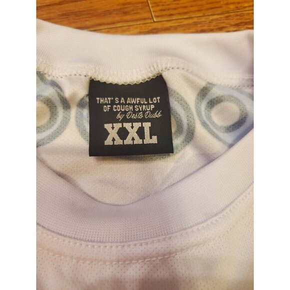 Thats A Awful Lot of Cough Syrup Moto Style Jersey Mens XXL Lil Pump Esskeetit - Picture 2 of 10